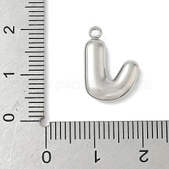 Pendentifs initiaux en acier inoxydable 304&nbsp;STAS-S186-12J-P