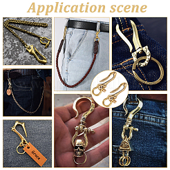 2 шт. латунная D-образная скоба с винтовым штифтом FIND-WR0010-60