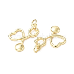 Экологически чистые подвески из латуни с гальваническим покрытием&nbsp;KK-F845-44G