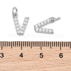 Messing micro pave klare zirkonia anhänger&nbsp;XGRQ29717-394P-V