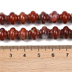 Натуральные красные яшмы бусы пряди G-P595-C02-01