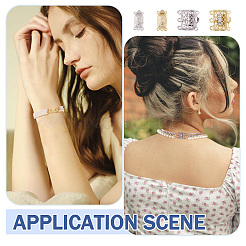 20 шт. 4 стильные латунные филигранные застежки для коробок KK-PJ0001-15