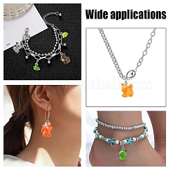 10шт 5 стиля непрозрачные подвески из смолы RESI-YW0004-22A