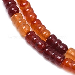 Бусины из натурального красного агата (окрашенные и нагретые) G-P595-A02-01