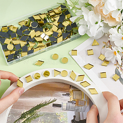 180pcs 4 Arten Glascabochons&nbsp;GGLA-PH0001-58