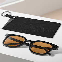 2 шт. 2-х цветный футляр для очков из искусственной кожи&nbsp;ABAG-LP0001-85B