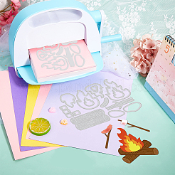 Углеродистая сталь разрезает трафареты DIY-WH0309-523