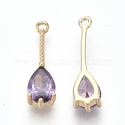 Прозрачные стеклянные подвески&nbsp;X-GLAA-R212-13C