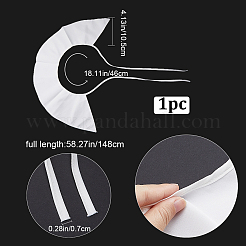 1 шт. полиэстеровый воротник с компьютерной вышивкой DIY-GF0007-72