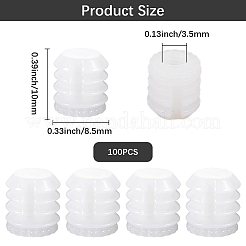 100 шт. PP пластиковые гайки&nbsp;FIND-CP0003-31