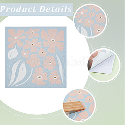 10 pieza de adhesivo para azulejos de imitación de cuero&nbsp;DIY-GF0012-85B