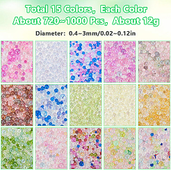 15 цвет 3d нейл-арт стеклянные мини-шарики&nbsp;MRMJ-SC0002-29