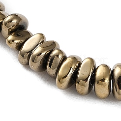 Гальванические нити из синтетических немагнитных гематитовых бусин G-I364-B01-01