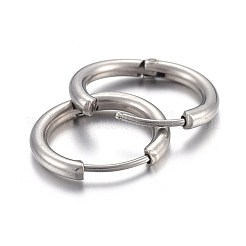 Серьги-кольца Huggie Hoop из нержавеющей стали 202&nbsp;X-EJEW-L205-02G-P