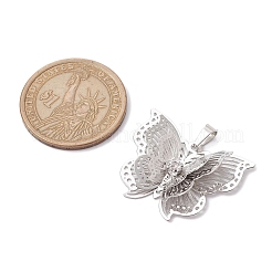 Подвески латунные горный хрусталь PALLOY-JF02513-08