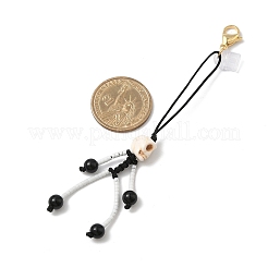 Colgante con cuentas de vidrio&nbsp;HJEW-MZ00284-06