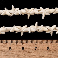 Synthetische türkisfarbene Perlenstränge&nbsp;G-B184-C01-01