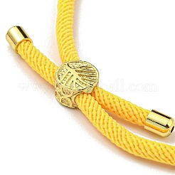 Braccialetti con corde di nylon adatti per ciondoli per connettori&nbsp;AJEW-P116-01G-01