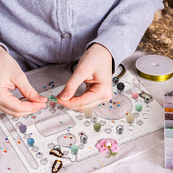 1 шт. акриловые доски для дизайна бусин AJEW-BC0008-05