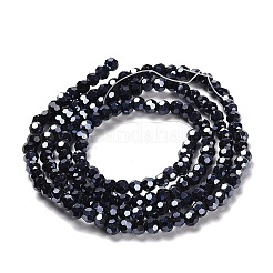 Гальванические непрозрачные стеклянные бусины EGLA-A035-P3mm-A18