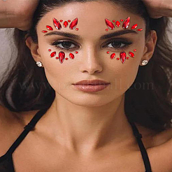 2 лист акриловых наклеек с драгоценными камнями на лицо&nbsp;DIY-LP0001-73