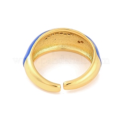 Открытые манжеты из латуни с микропаве номер 3 и прозрачным фианитом&nbsp;RJEW-U009-02F-G