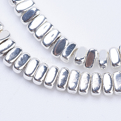 Chapelets de perles en hématite synthétique sans magnétiques&nbsp;G-J382-2x4x2mm-B