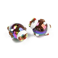 Ручная роспись акрилом с эмалевыми бусинами&nbsp;X-MACR-K354-30