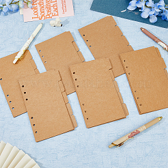 A6 5-Blatt-Papierbinder-Trennblätter&nbsp;DIY-WH0308-508A-01