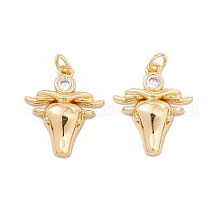 Покрытие стойки латунь микропаве прозрачные подвески из кубического циркония ZIRC-C040-31G