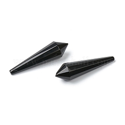 Натуральный черный обсидиан бисер G-H256-08