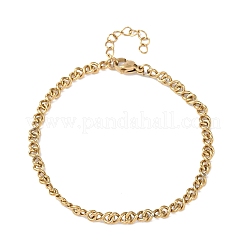 Браслеты-цепочки из нержавеющей стали 304&nbsp;BJEW-P376-03G