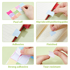 25 лист 5-х цветной бумаги с индексными вкладками&nbsp;DIY-FH0009-05