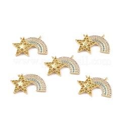 Шармы из латуни с микро-паве&nbsp;KK-E068-VF321