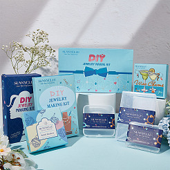 200 pz. 2 tappi per perline in ottone colorati&nbsp;OHAR-SC0001-04