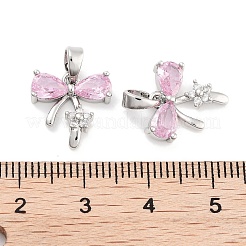 Colgante micropavé cubic zirconia de latón&nbsp;KK-P271-06P-B