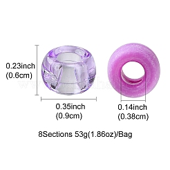 8 стиль пластиковые перламутровые бусины KY-FS0001-21A