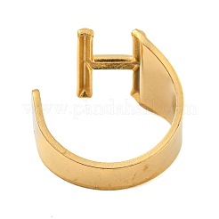 Вакуумное покрытие pvd 201 манжетные кольца из нержавеющей стали RJEW-Z032-01G-H