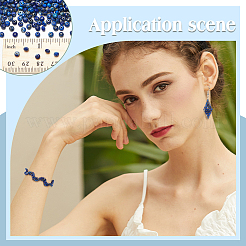 2 нити натуральных бусин из лазурита G-NB0005-77