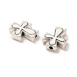 Сплавочные овальные бусины тибетского стиля  FIND-C043-049AS