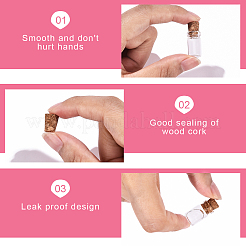 50 шт. стеклянная банка-колонна&nbsp;AJEW-YW0001-56