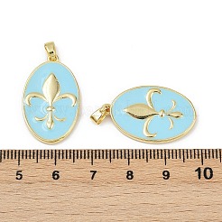 Латунь эмаль подвески&nbsp;KK-R226-09G