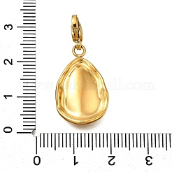 Подвесные украшения в форме капли из нержавеющей стали 304 STAS-R159-28G