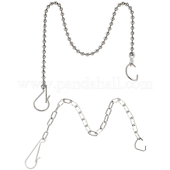 6 шт. 2 стиля 304 нержавеющая сталь цепочка для туалетного демпфера FIND-CN0001-90