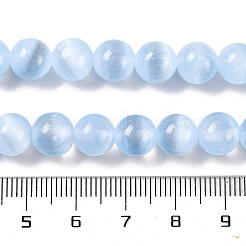 Fili di perline di selenite naturale&nbsp;G-C142-01C-03