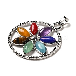 Chakra-Anhänger aus natürlichen Edelsteinen&nbsp;G-H307-01P