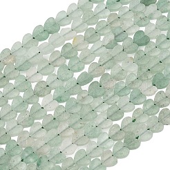 Естественный зеленый авантюрин бисер нитей G-A272-A01-05