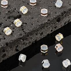 16 шт. 4 цвета силиконовые гайки для ушей&nbsp;SIL-YW0001-02