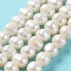 Нити из натурального культивированного пресноводного жемчуга PEAR-E019-08