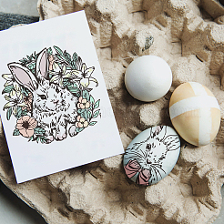 Самоклеящийся трафарет для шелкографии DIY-WH0338-232